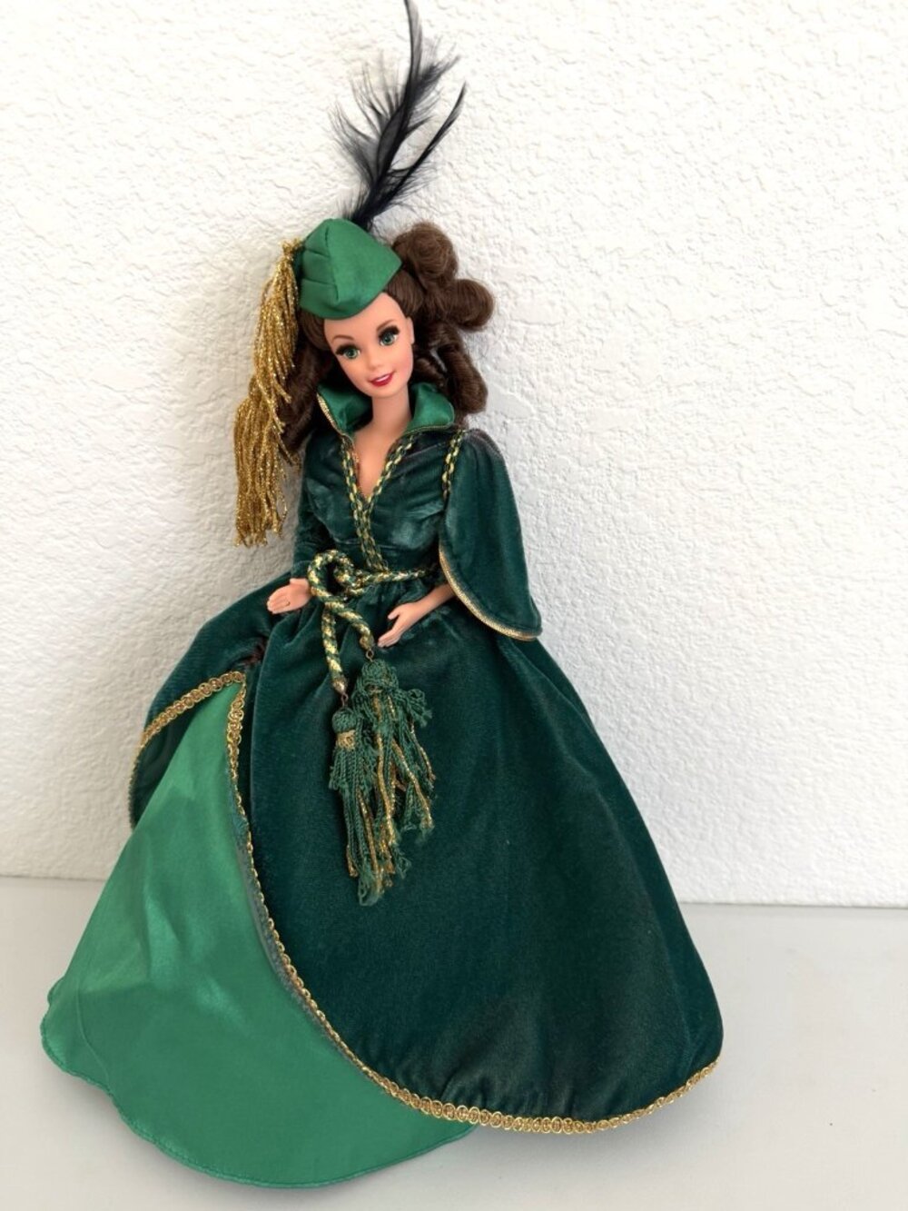 Mattel Hollywood Legends Collection Barbie Doll Scarlett OHara 12045 green dress